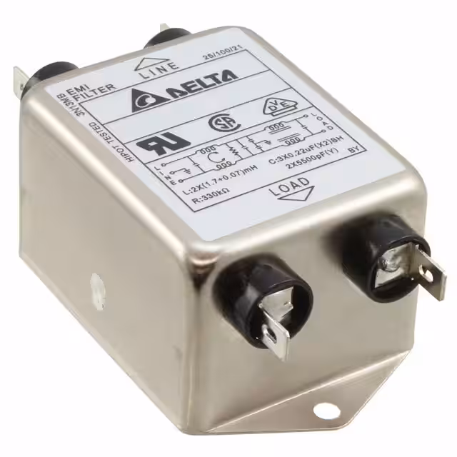 06DVCG5 Delta Electronics  Power Line Filter Modules